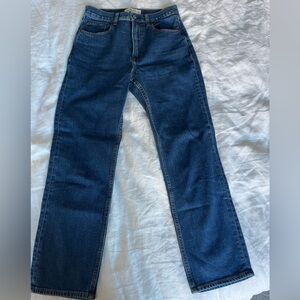 Abercrombie & Fitch Ankle Straight Ultra High Rise Jeans